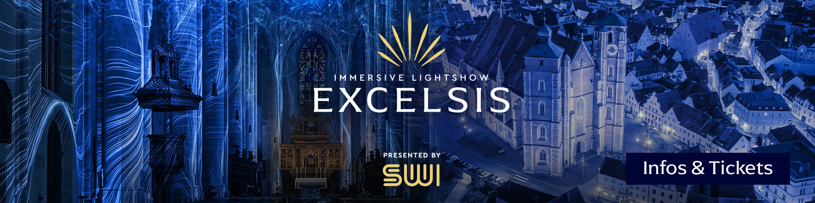 Lichtershow in Ingolstadt